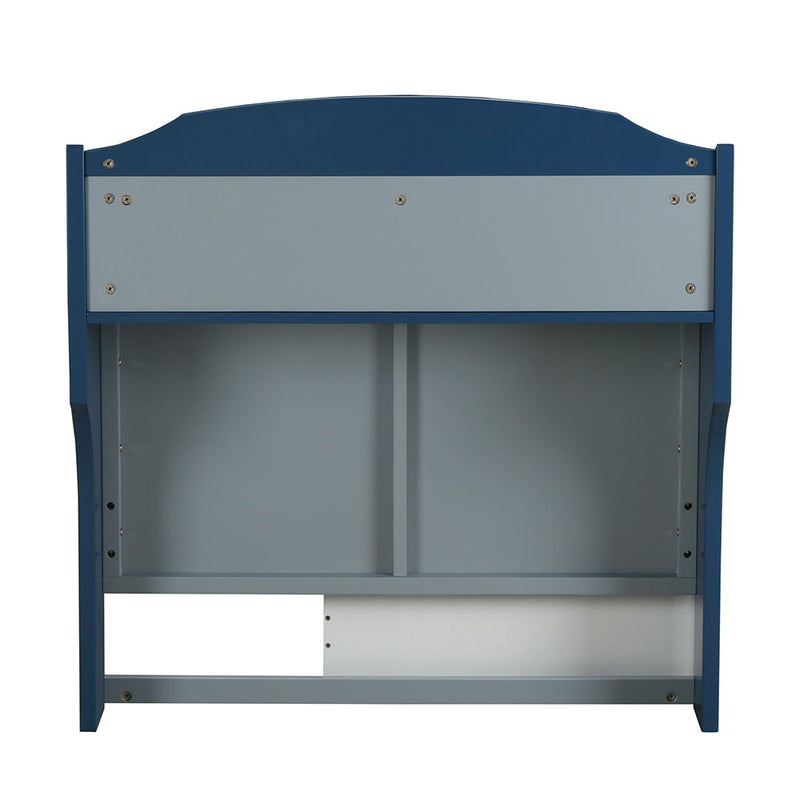 Neptune II - Twin Bed - Gray / Navy