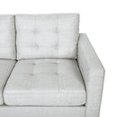 Jenny - Contemporary Tufted Fabric 3 Seater Sofa