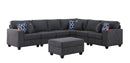 Cooper - Sectional Sofa With Ottoman And Cupholder