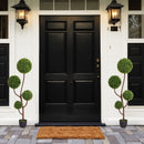 Artificial Boxwood Topiary Tree Triple Ball Shaped Faux Plant 150 Cm - Green