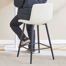 Bar Chair Set Comfortable With Metal Legs And Ergonomic Design