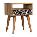 Mosaic Nightstand, 1 Drawer - Oak