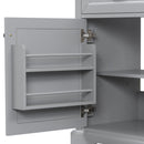 36" Bathroom Vanity With Sink, 2 Tip Out Drawers, Soft Close Hinges