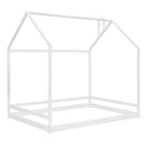 Full Size House Bed Wood Bed, White(OLD SKU:WF281436AAK)