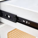 Modern Minimalist Rattan Shoe Cabinet, Elegant Storage Solution