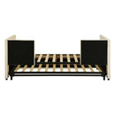 Twin Size Upholstered Daybed With Pop Up Trundle