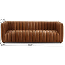 April - Mid-Century Modern Luxury Tight Back Boucle Couch
