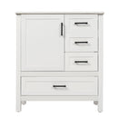 Modern Bathroom Vanity With Ceramic Sink, Solid Frame And Storage Solutions