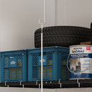 4 X 8 Ft Overhead Garage Storage Rack - Black