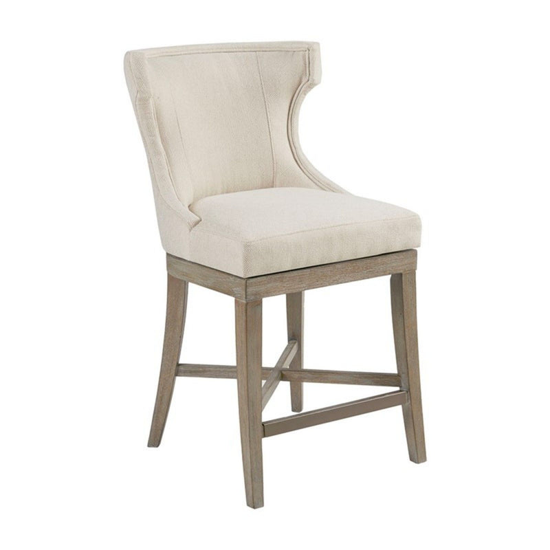 Carson - Counter Stool With Swivel Seat - Cream