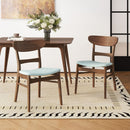 5 Piece Dining Set With Ergonomic Chairs