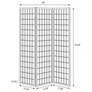 Carrie - 3-Panel Room Divider Folding Shoji Screen