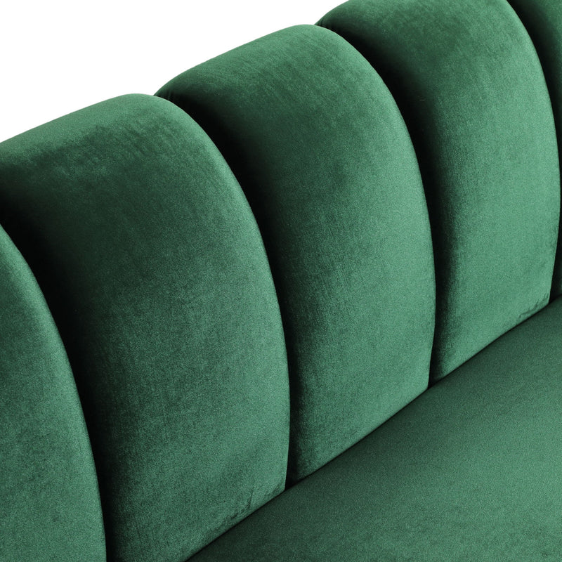 Miranda - Modern Glam Velvet 3 Seater Sofa