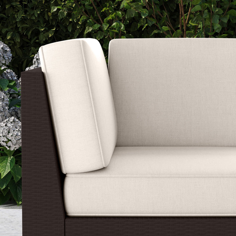 Palm Springs - Outdoor Sectional Side Chair - Brown, Dark - 32"