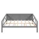 Full size Daybed, Wood Slat Support, Gray