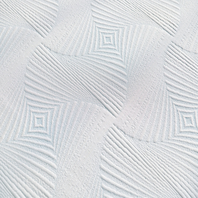 Full Mattress & Bed Frame With Cool , Innovative All In One, Pressure Relief, Motion Isolation - White