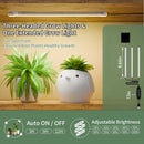 Plant Stand Indoor With Grow Light, 8 Tiered Tall Indoor Plant Shelves For Multiple Plants - Walnut / Black