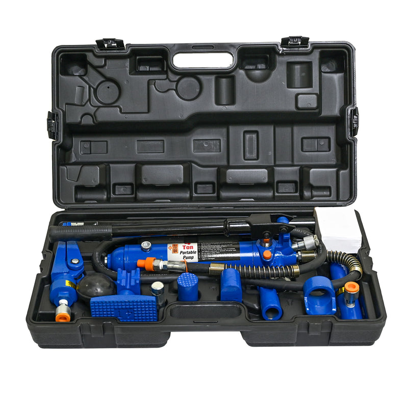 4T Separating Hydraulic Jack, Sheet Metal Separating Jack, Separating Hydraulic Combination To Repair The Depression - Black / Blue