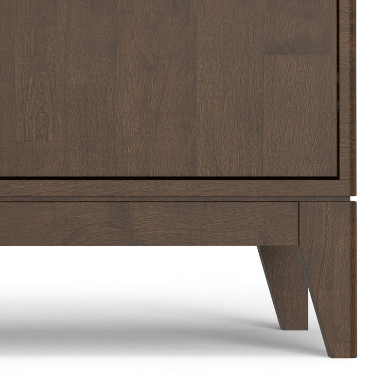 Harper - 3 Door Sideboard Buffet / Storage Cabinet - Walnut Brown