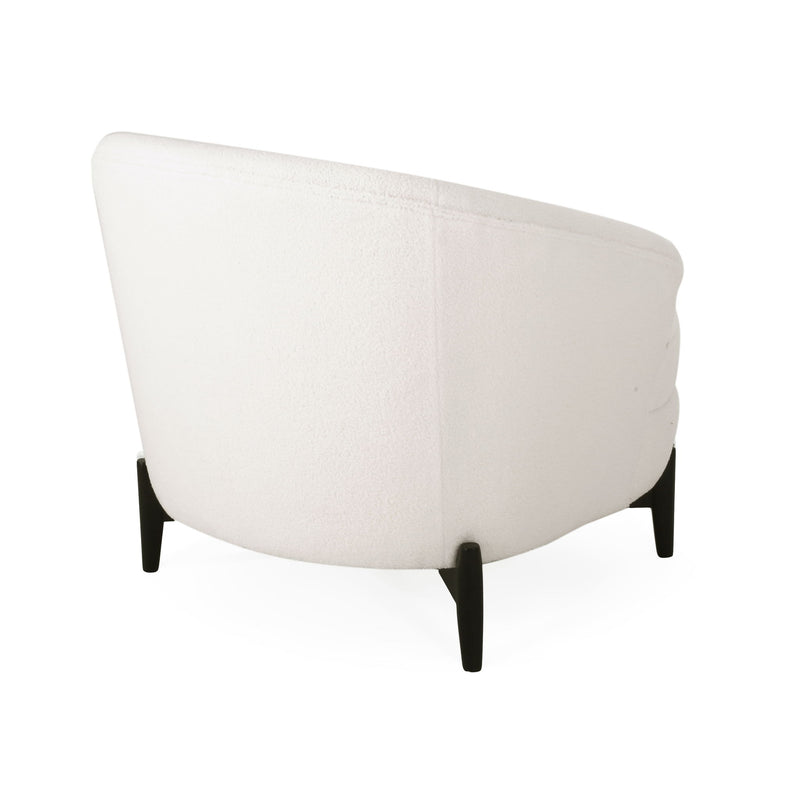 Elegant Barrel Style Club Chair
