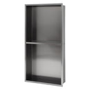 Modern Stainless Steel Shower Niche Double Shelf For Bathroom