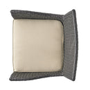 Outdoor Modern Rattan Swivel Barstool With Tapered Legs - Beige / Multibrown