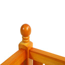 Square Outdoor Flower And Herb Pot - Teak