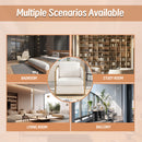 Corduroy Barrel Chair, 360 Degree Swivel