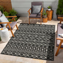 Sunshine - 5'3" X 7'3" Indoor, Outdoor Area Rug - Anthracite
