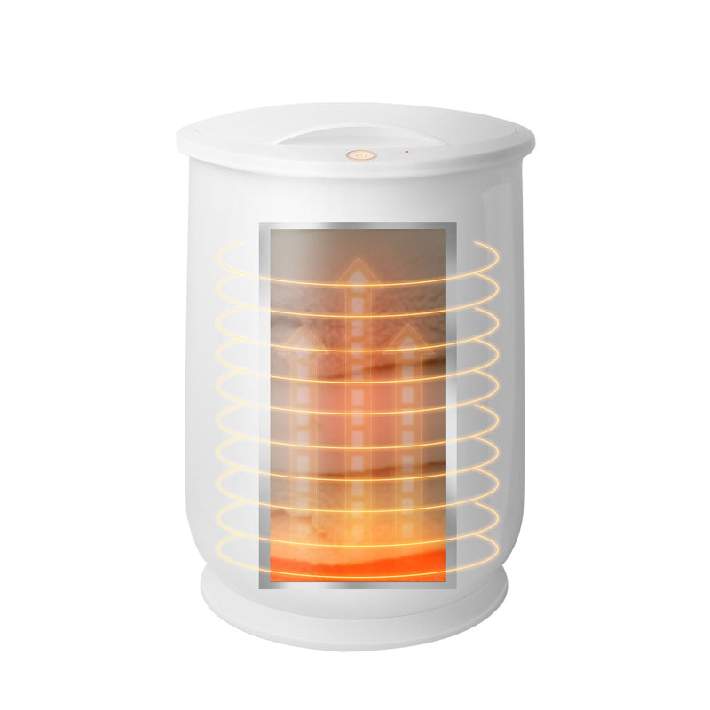 Luxury Bucket Towel Warmers, Large Towel Warmers For The Bathroom, Fits Up To 2 Oversized Towels - White