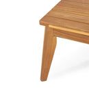 Hueber - Outdoor And Rope 4 Seater Chat Set With Cushions - Teak