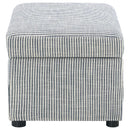 Winter - Upholstered Hydraulic Lift Top Storage Ottoman