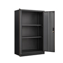Metal Storage Cabinet With Locking Doors And Adjustable Shelf, Folding Filing Storage Cabinet, Folding Storage Locker Cabinet For Home Office, School, Garage