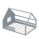 House Bed With Window And Fence