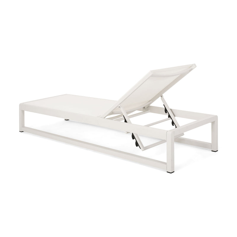 Outdoor Nylon Mesh Chaise Lounge, (Set of 2)