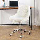 Adjustable And Space-Saving Chair With Golden Electroplated Legs