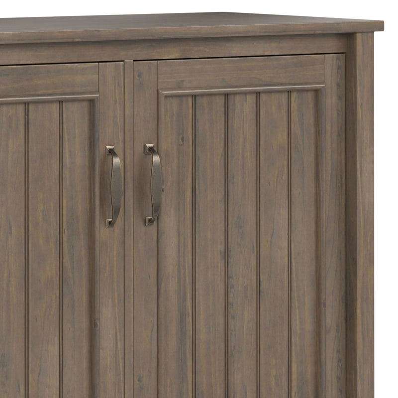Lev - Wide Storage Cabinet - Smoky Brown
