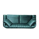 Contemporary 3 Seater Sofa With Plush Accents