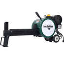 Double Flywheel Electric Log Splitter 7 Ton Portable Firewood Machine Steel - Black