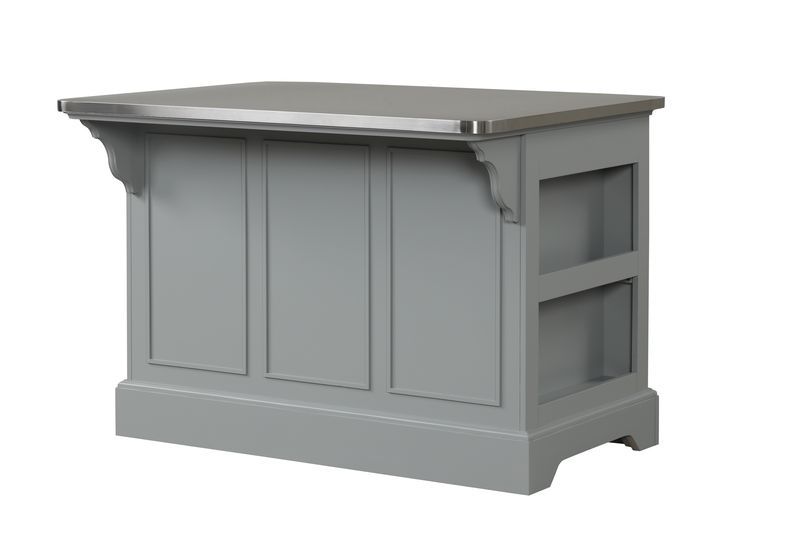 Urrur - Kitchen Island - Gray Finish