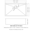 Undermount Stainless Steel Kitchen Sink, Deep Single Bowl Basin