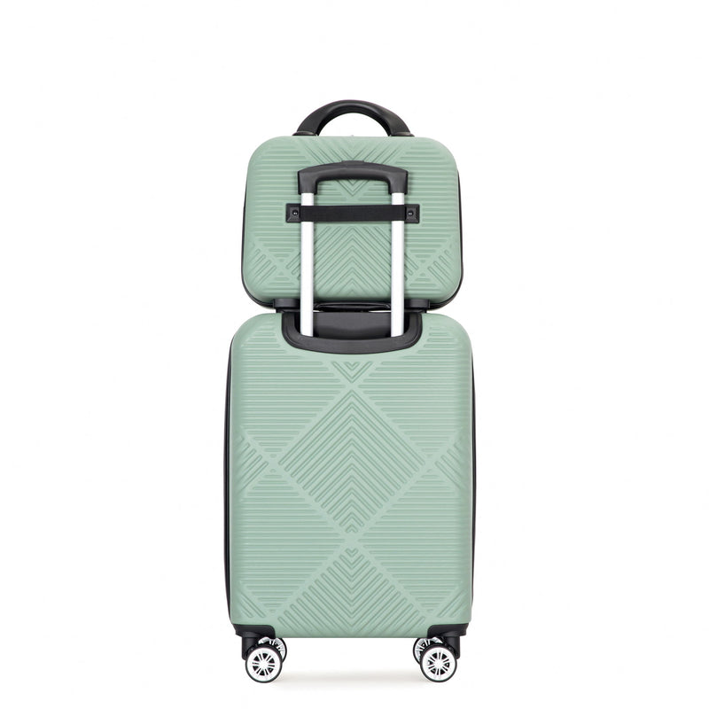 2 Piece Luggage Sets Lightweight Suitcase, Spinner Wheels