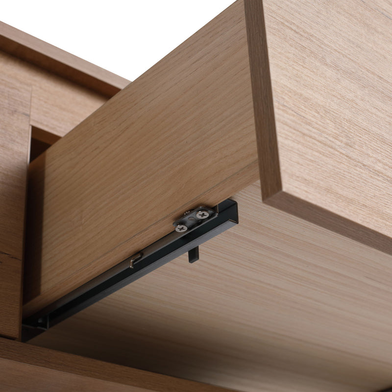 Modern Wall Mounted Bathroom Vanity With Resin Sink And Soft Close Drawer