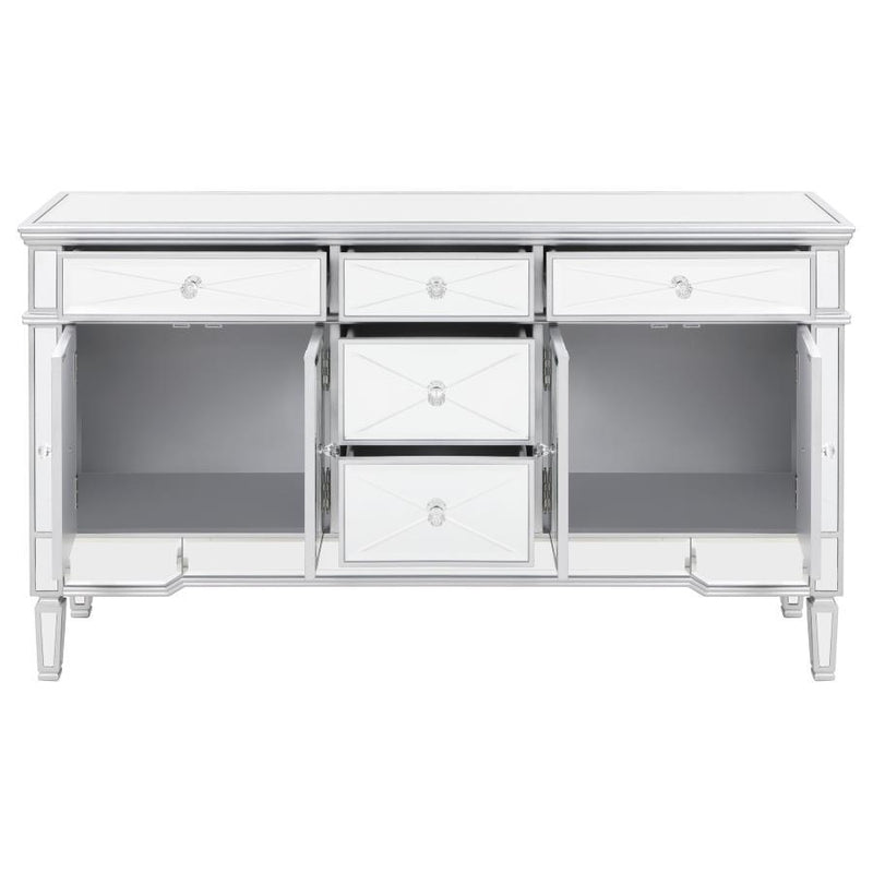 Duchess - 5-Drawer Accent Cabinet - Silver