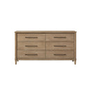 Casual 6 Drawer Dresser - Sand