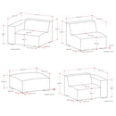 Rex - Handcrafted Sectional Sofa And Ottoman