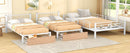 Triple Bunk Bed With Drawers And Guardrails