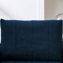 Upholstered Convertible Sleeper Sofa With 5 Position Backrest, Side Pockets, Storage