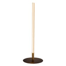 Dimond - LED Table Lamp With On / Off Switch Round Base - Black / Gold