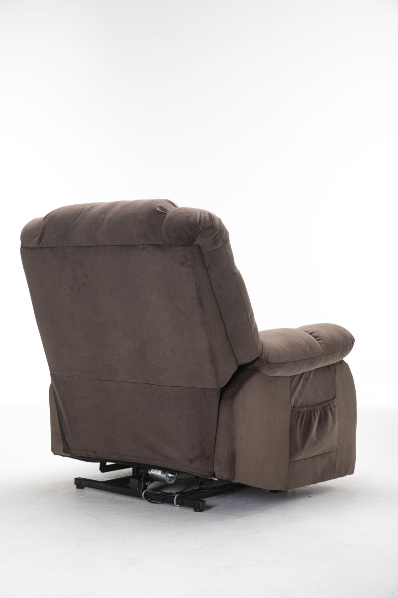 Power Lift Recliner Chair For Elderly - Heavy Duty And Safety Motion Reclining Mechanism